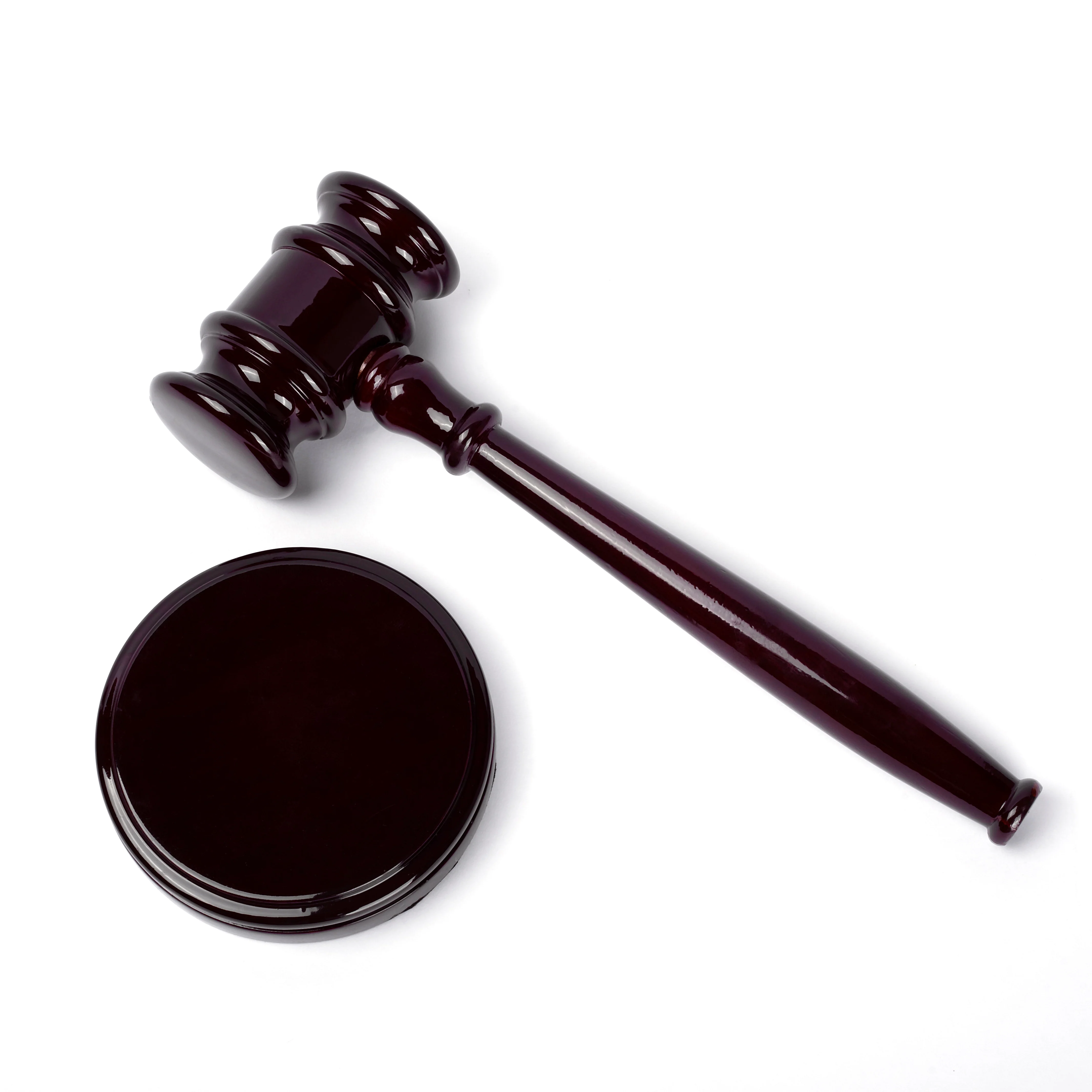 Wooden Gavel & Block Set – Glossy Maroon Finish – For Judge, Lawyer, Auction & Office - Image 2