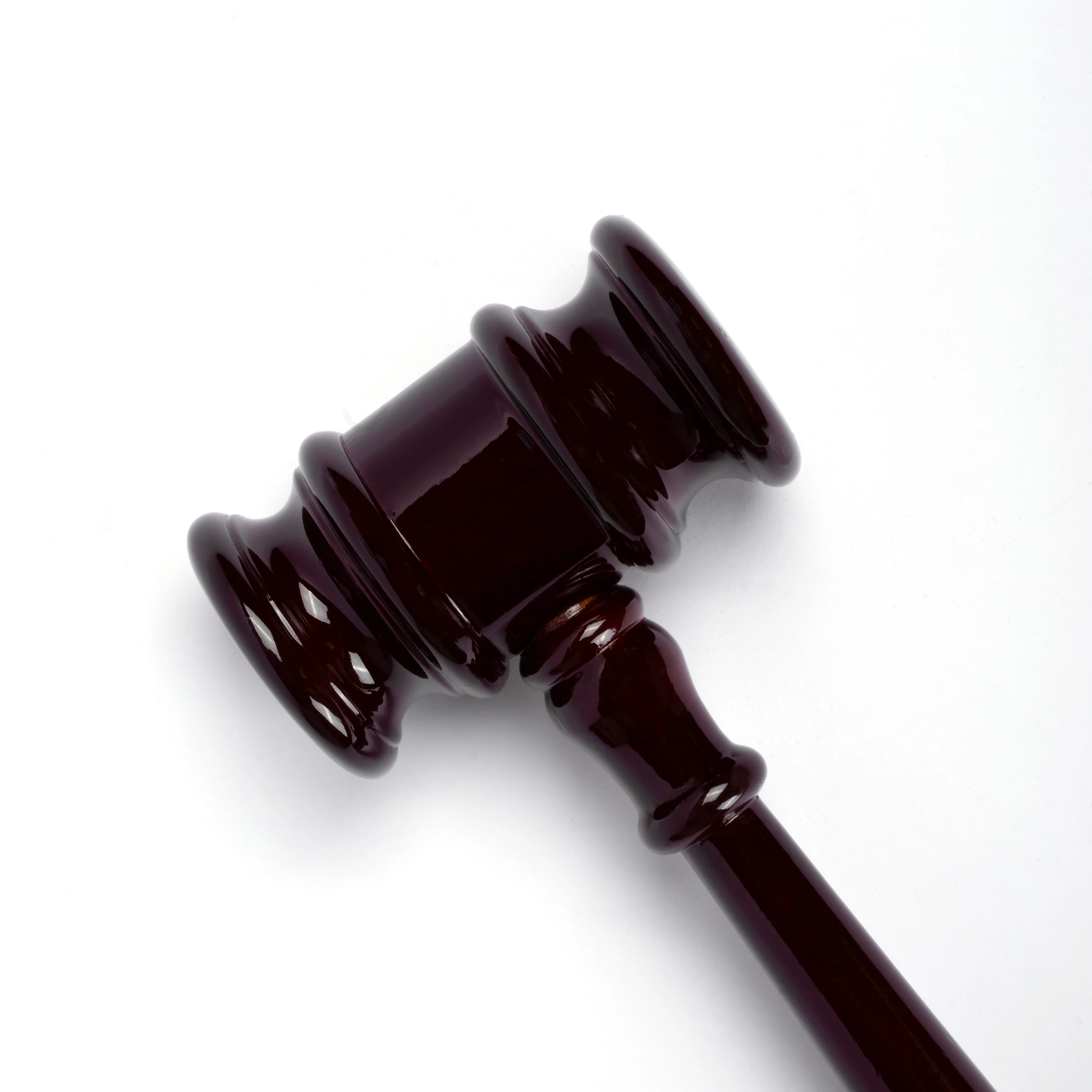 Wooden Gavel & Block Set – Glossy Maroon Finish – For Judge, Lawyer, Auction & Office - Image 3